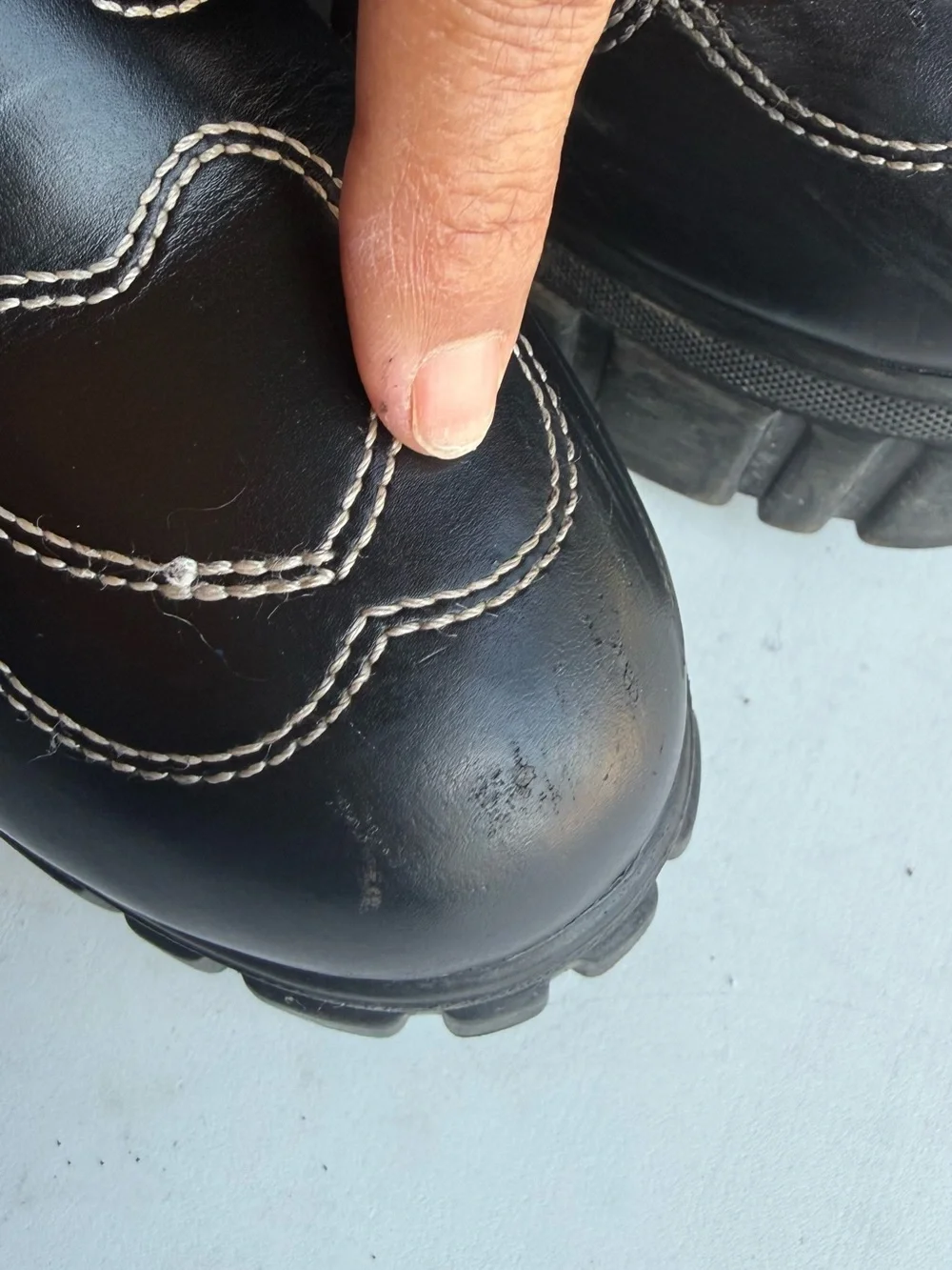 koi Black  Chunky Ankle Booties punk Gothic